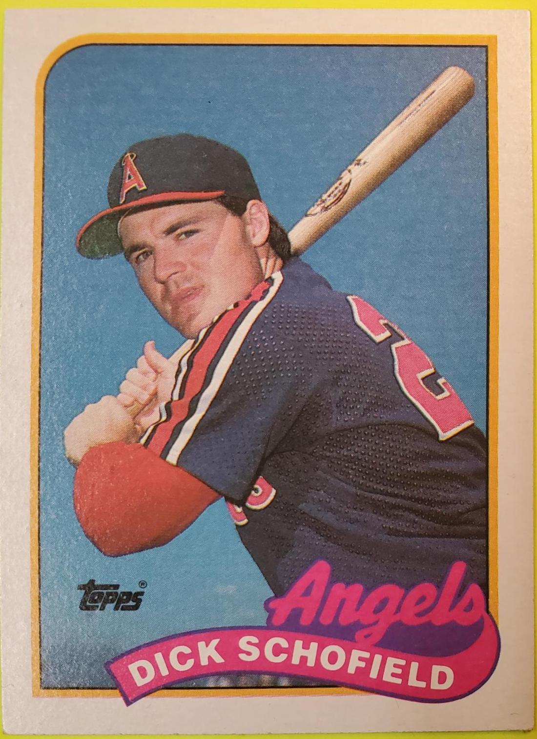 Dick Schofield #477 1989 Topps Tiffany Baseball