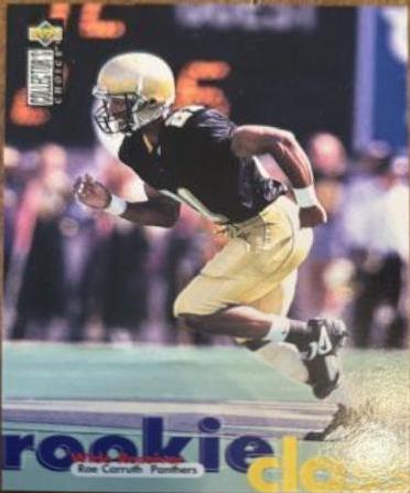 Rae Carruth #24 Football Cards 1997 Collector's Choice