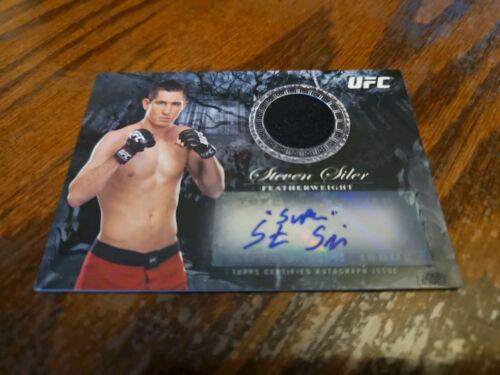Steven Siler #BAR-SS Ufc Cards 2014 Topps UFC Bloodlines Autograph Relics