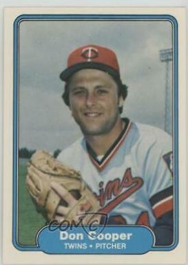Don Cooper #550 Baseball Cards 1982 Fleer