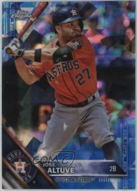 Jose Altuve #317 2016 Topps Chrome Sapphire Baseball
