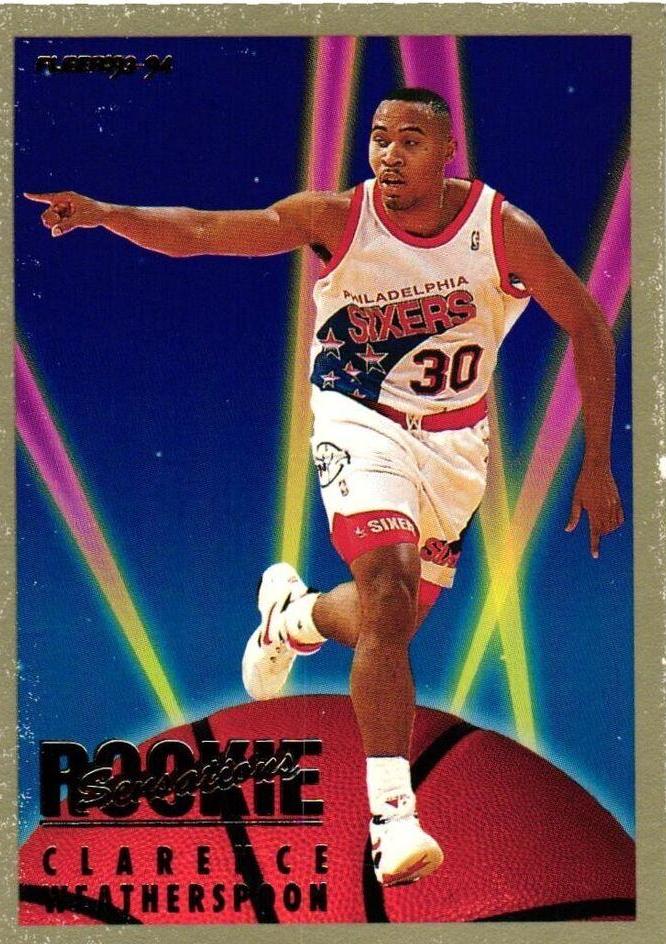 Clarence Weatherspoon #23 Basketball Cards 1993 Fleer Rookie Sensations