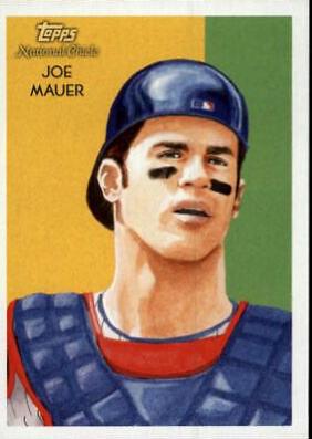 Joe Mauer #7 Baseball Cards 2010 Topps National Chicle