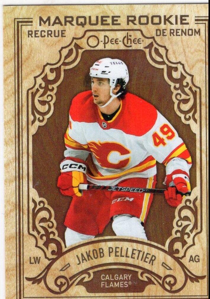 Jakob Pelletier #W-JP Hockey Cards 2023 O-Pee-Chee Wood