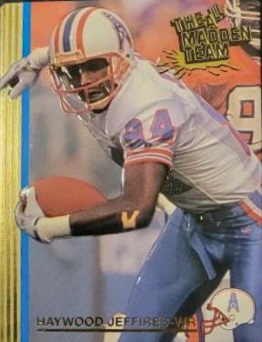 Haywood Jefferies #28 Football Cards 1992 Action Packed All Madden