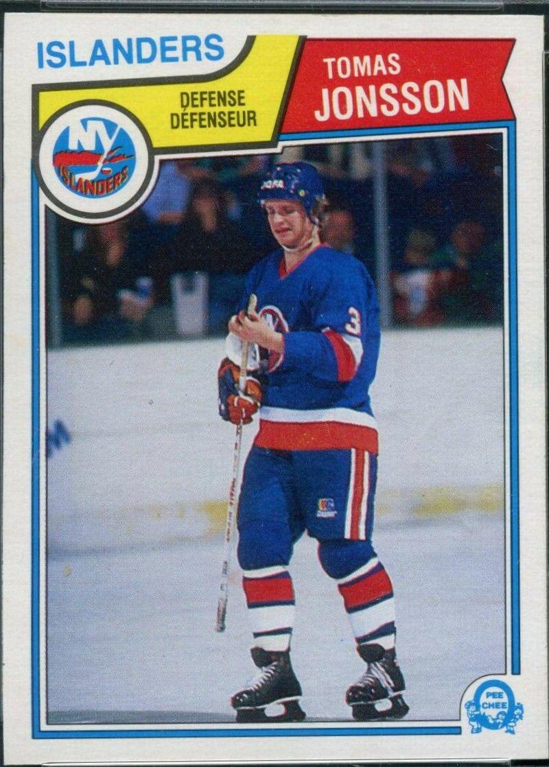 Tomas Jonsson #9 Hockey Cards 1983 O-Pee-Chee