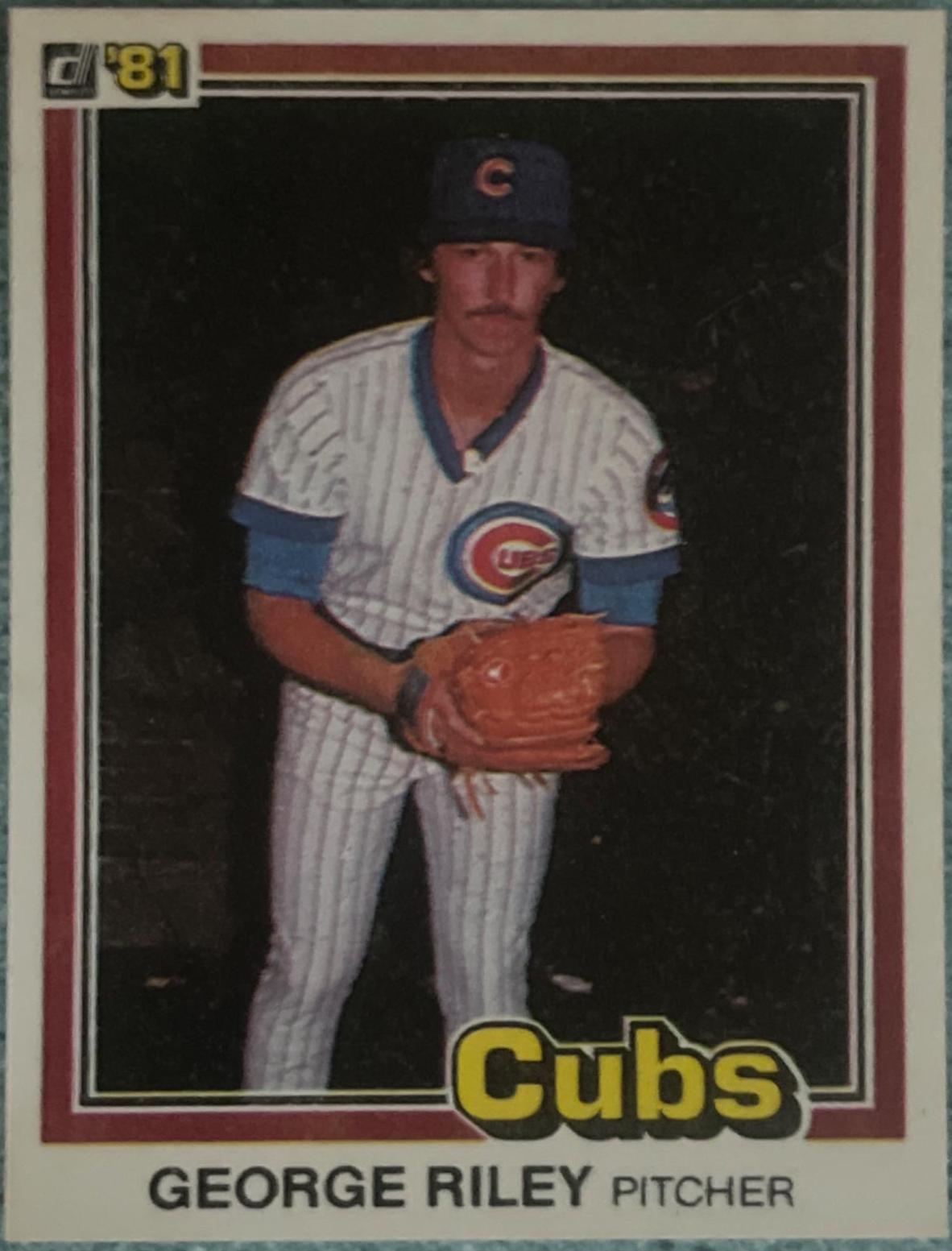 George Riley #588 Baseball Cards 1981 Donruss