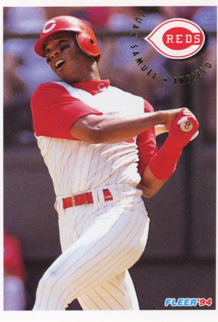 Juan Samuel Baseball Cards 1994 Fleer