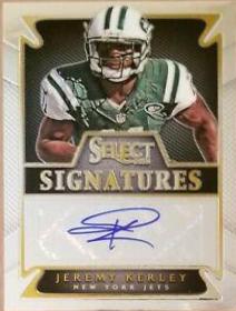 Jeremy Kerley #SS-JK Football Cards 2014 Panini Select Signatures