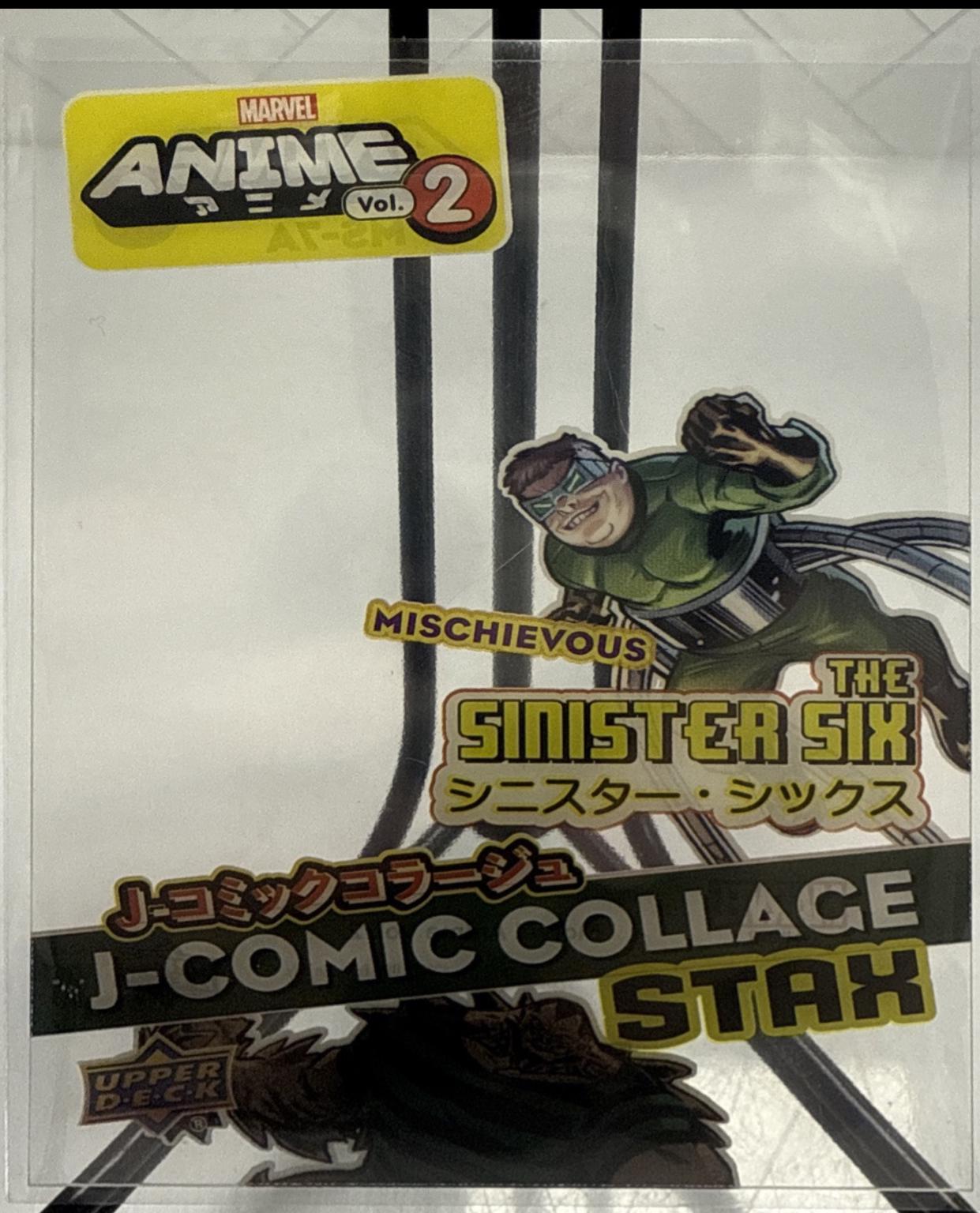 Sinister Six #MS-7a Marvel 2023 Upper Deck Anime Volume 2 Stax