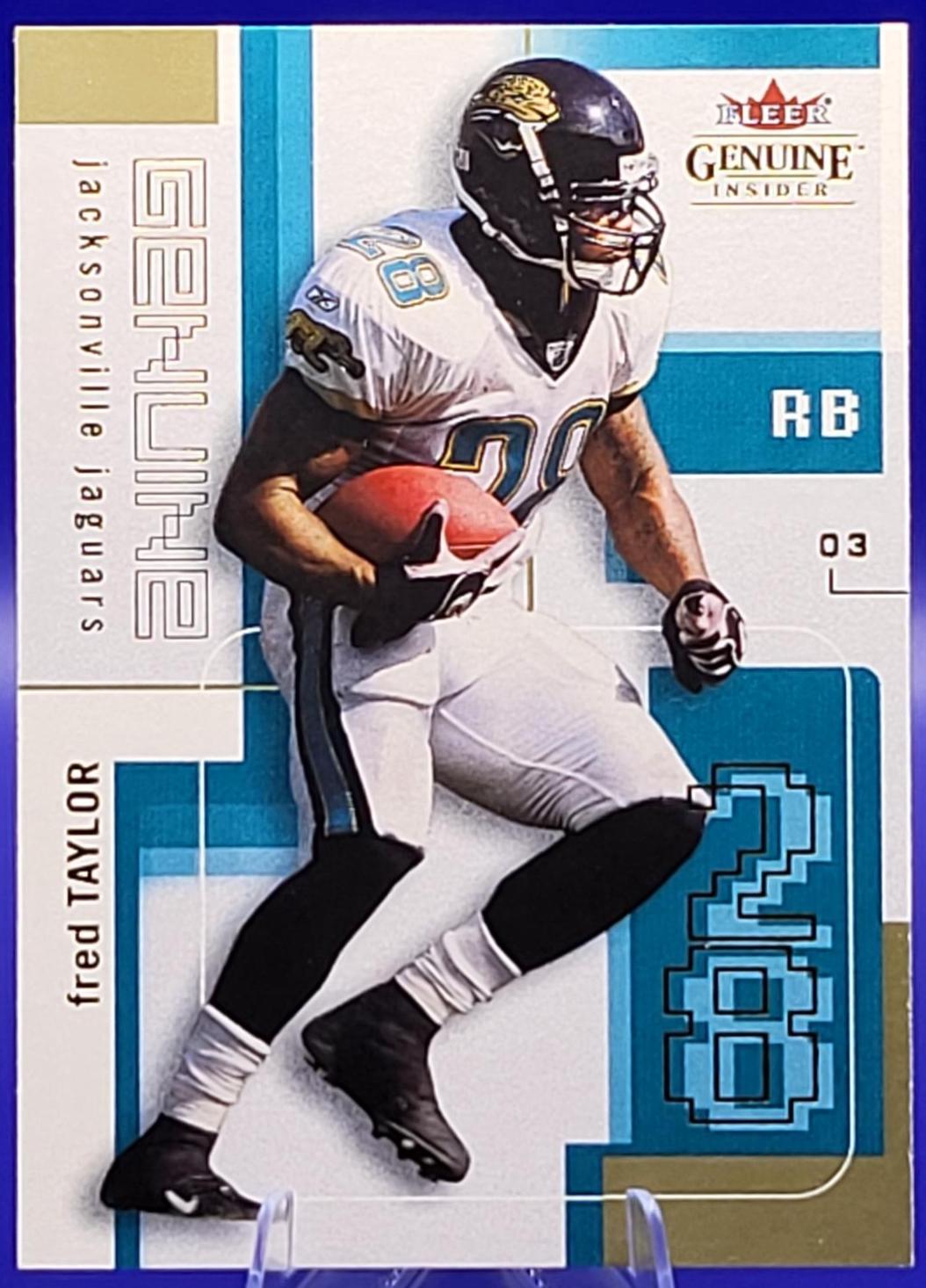 Fred Taylor #25 2003 Fleer Genuine Insider Football