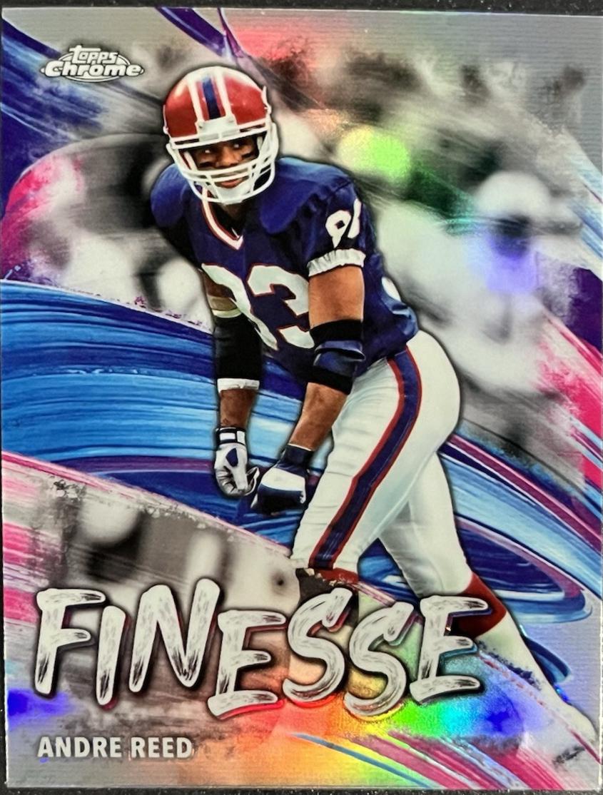 Andre Reed #F-16 Football Cards 2024 Topps Chrome Finesse