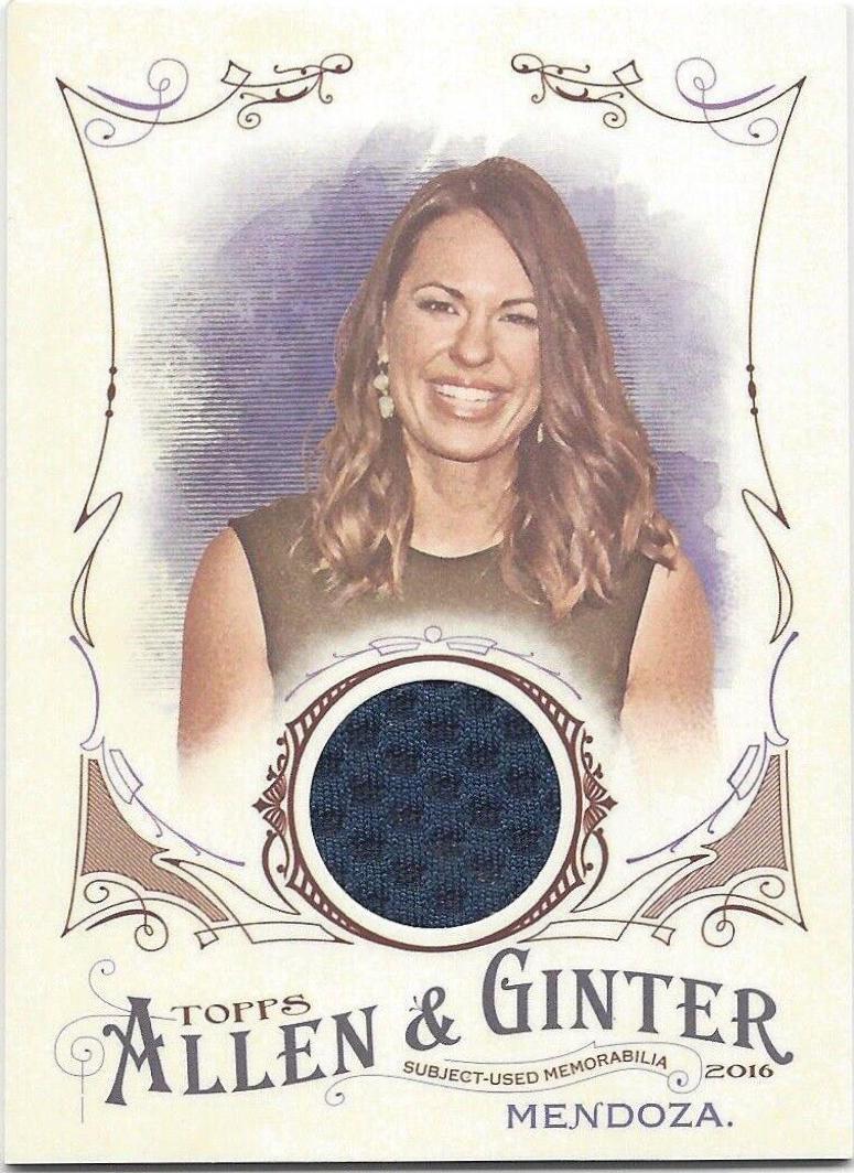 Jessica Mendoza #FSRB-JME Baseball Cards 2016 Topps Allen & Ginter Full Size Relic B