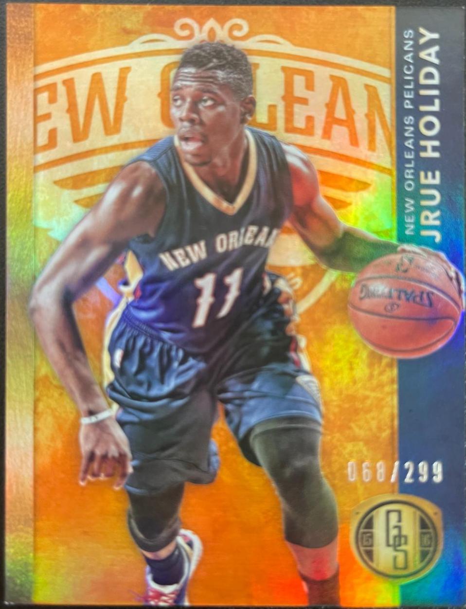 Jrue Holiday #5 Basketball Cards 2015 Panini Gold Standard