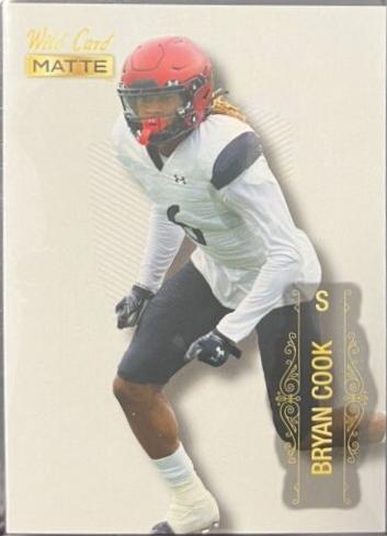 Bryan Cook #MB-133 Football Cards 2022 Wild Card Matte
