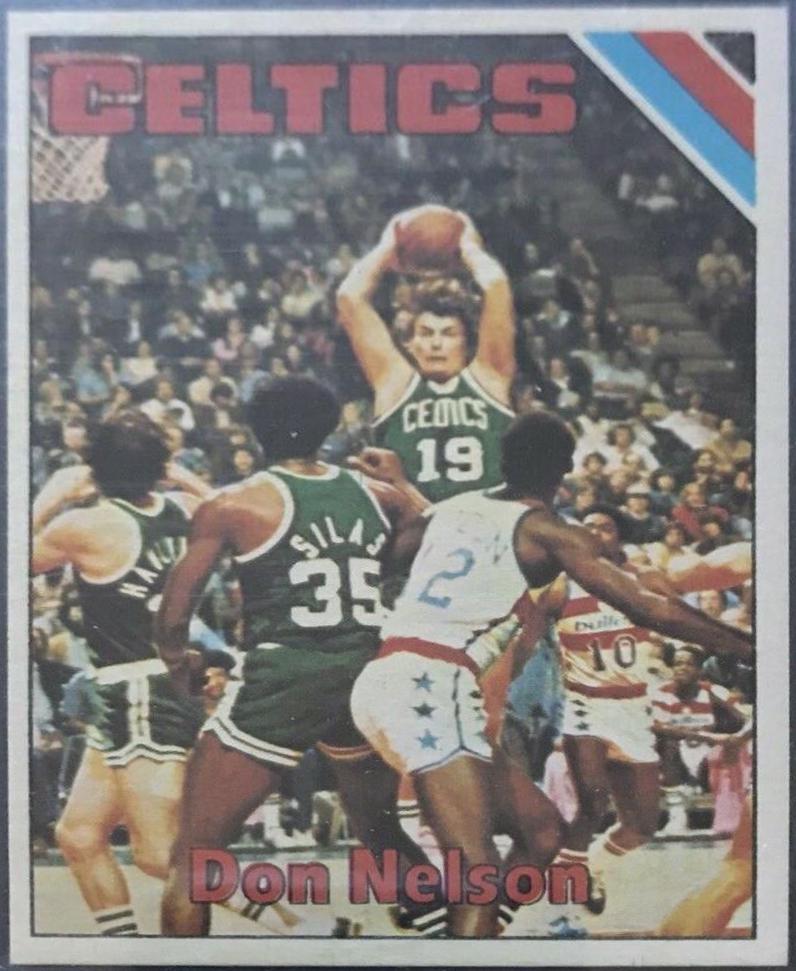 Don Nelson #44 Basketball Cards 1975 Topps