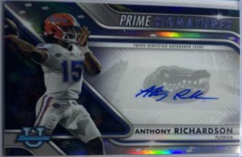 Anthony Richardson #PCS-AR Football Cards 2022 Bowman Chrome University Prime Signatures