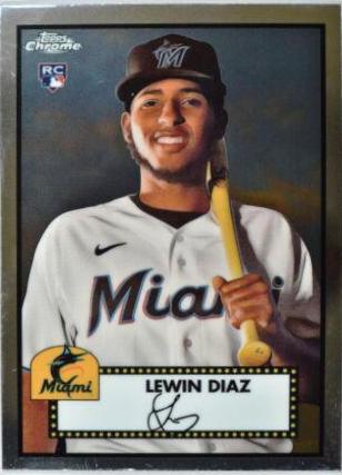 Lewin Diaz #50 Baseball Cards 2021 Topps Chrome Platinum Anniversary