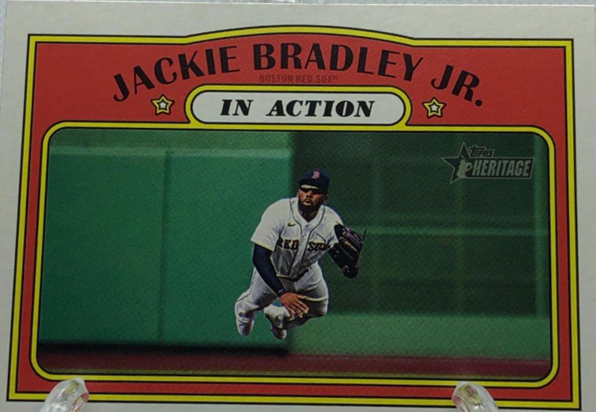 Jackie Bradley Jr. #172 Baseball Cards 2021 Topps Heritage