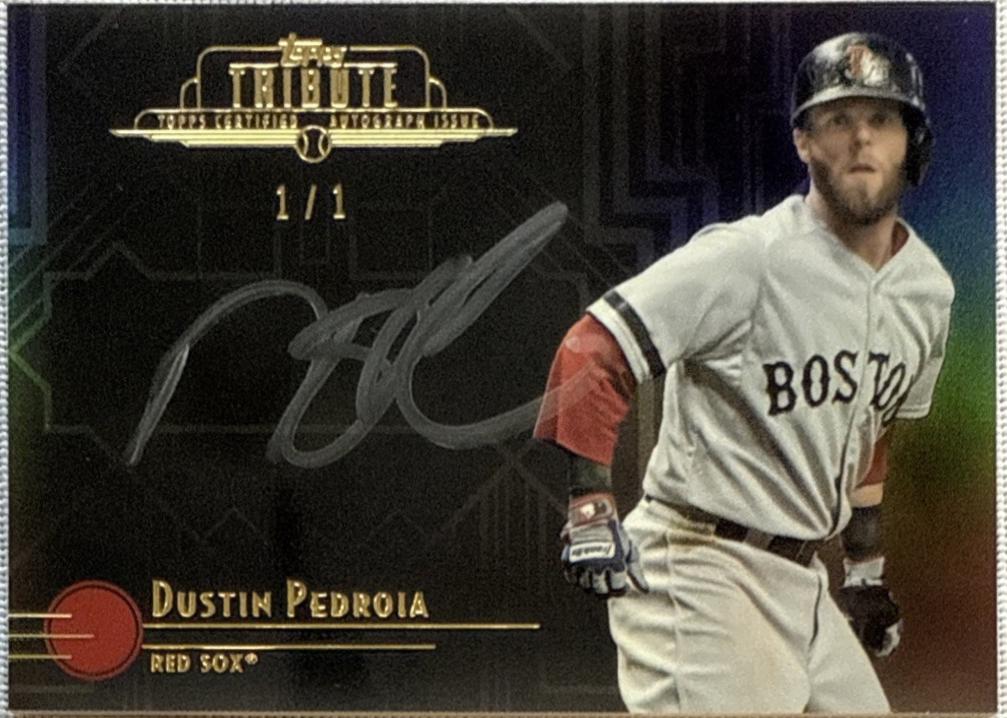 Dustin Pedroia [Purple] #TA-DP Prices | 2014 Topps Tribute