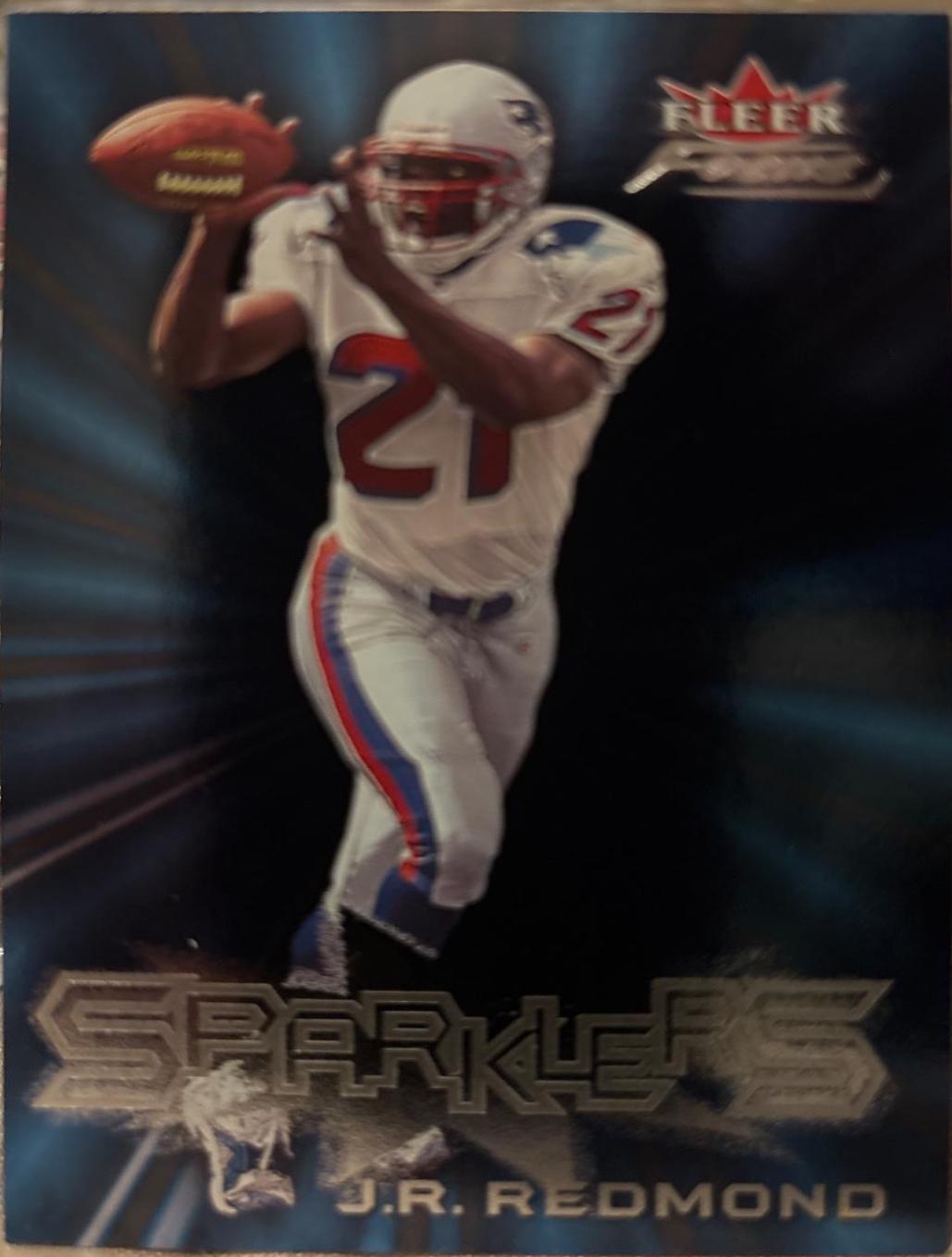 J.R. Redmond #9 2000 Fleer Focus Sparklers Football