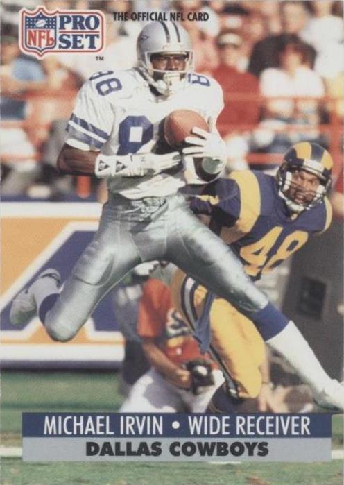 Michael Irvin #132 Football Cards 1991 Pro Set