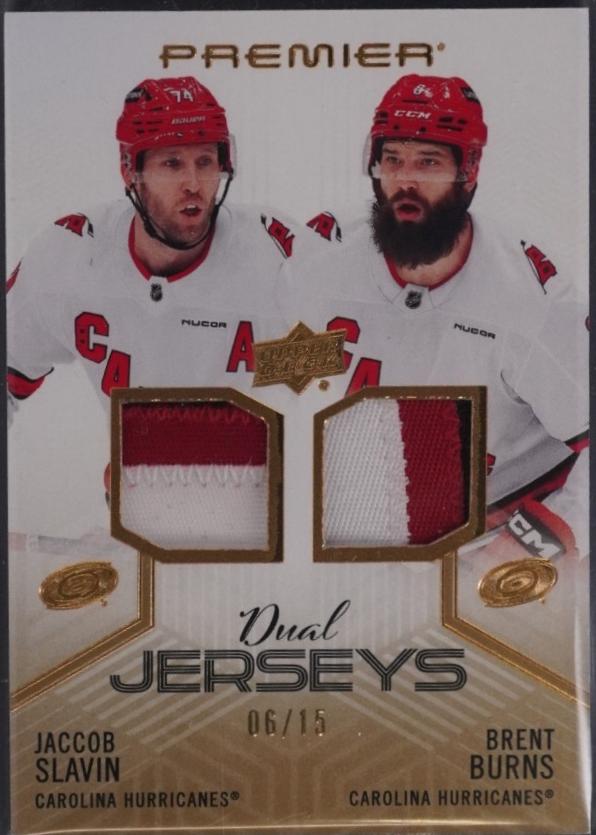 Jaccob Slavin / Brent Burns [Patch] #PD-SB