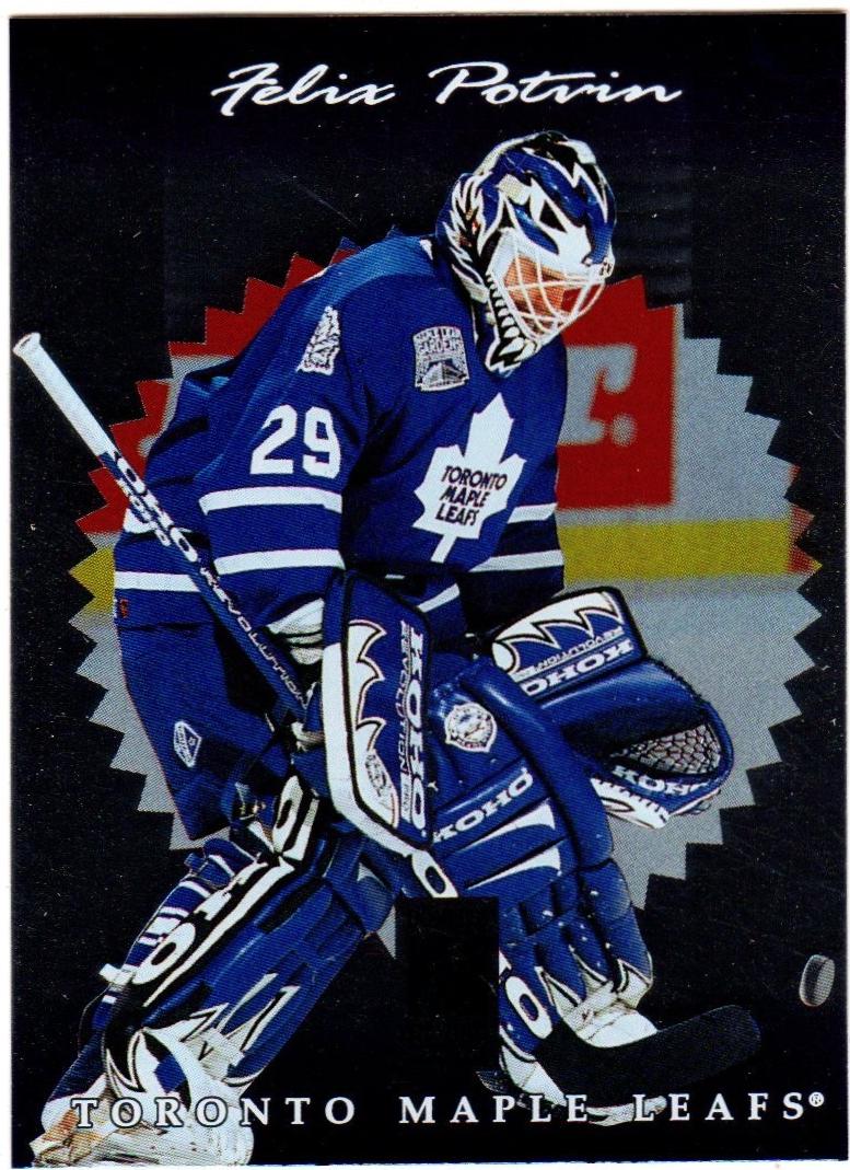 Felix Potvin #5 1996-97 Donruss Elite Hockey