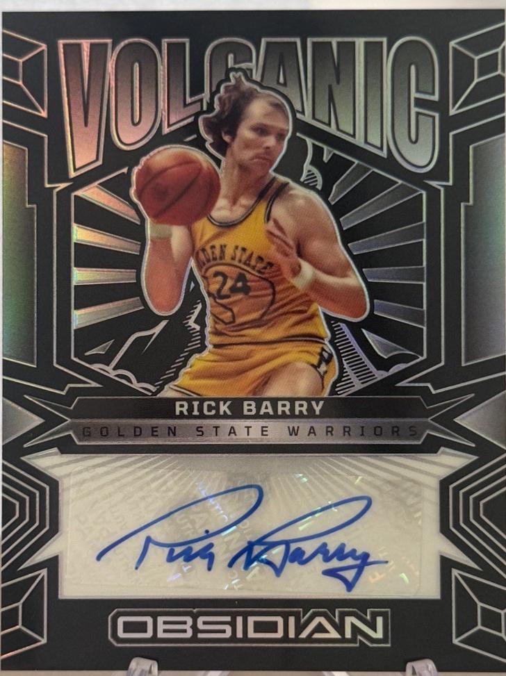Rick Barry #VS-RCK 2024-25 Panini Obsidian Basketball Volcanic Signatures