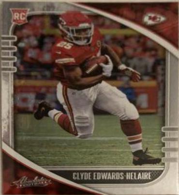Clyde Edwards Helaire #118 Football Cards 2020 Panini Absolute