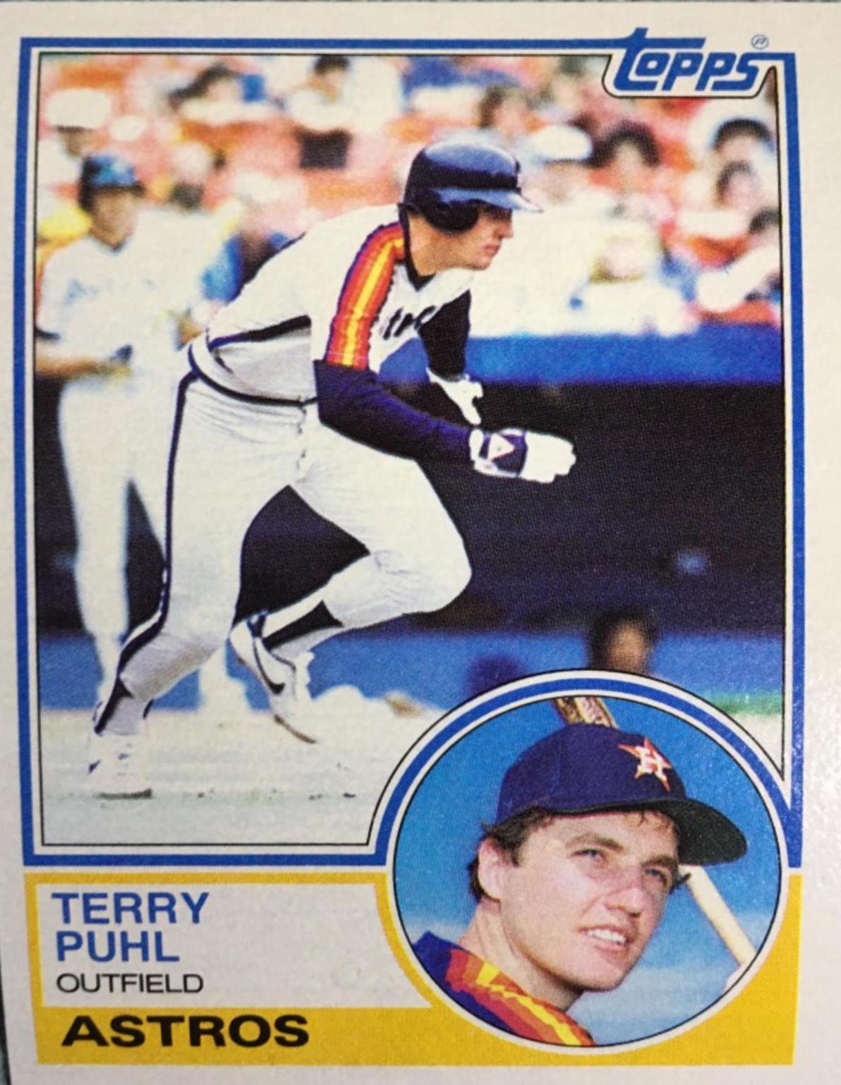 Terry Puhl #39 Baseball Cards 1983 Topps