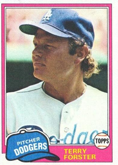 Terry Forster #104 Baseball Cards 1981 Topps