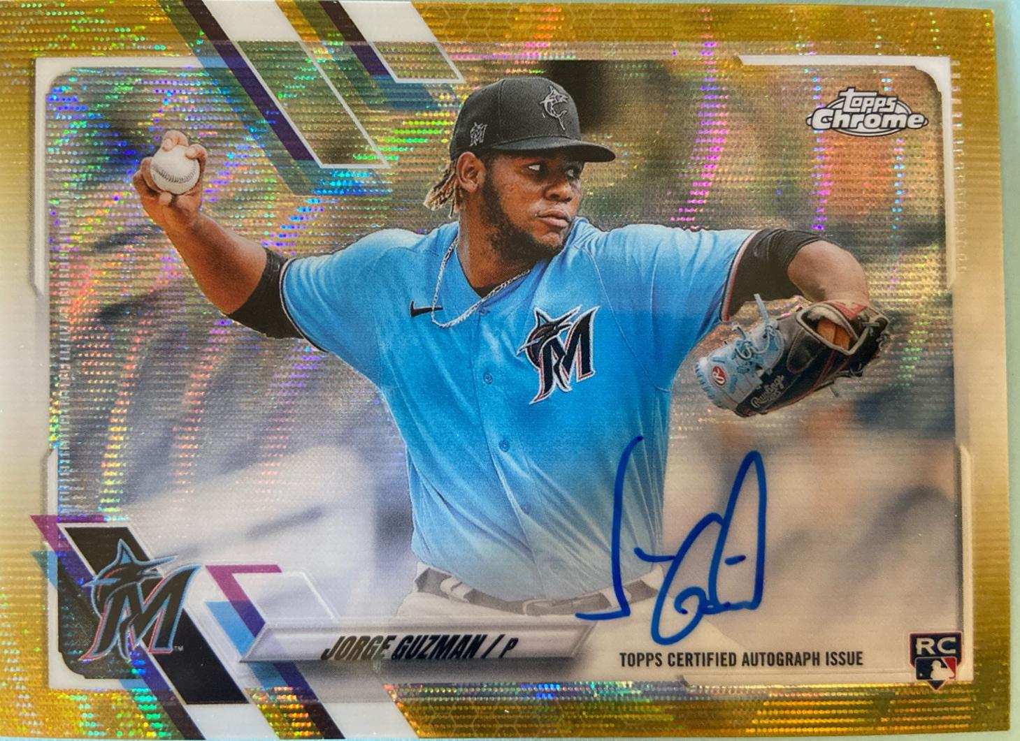 Jorge Guzman [Gold Wave Refractor] #RA-JGU