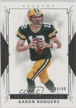 Aaron Rodgers #3 Football Cards 2017 Panini National Treasures