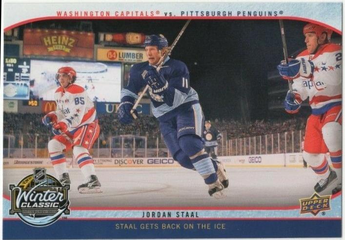 Jordan Staal #WC5 Hockey Cards 2011 Upper Deck Winter Classic Jumbo