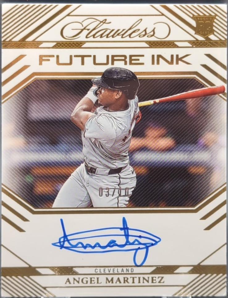 Angel Martinez #5 Baseball Cards 2024 Panini Flawless Future Ink