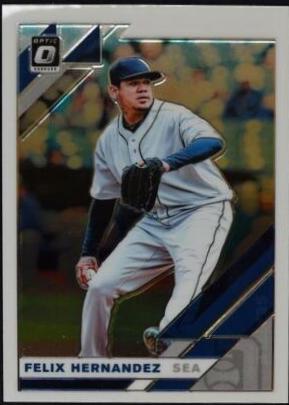 Felix Hernandez #149 2019 Panini Donruss Optic Baseball