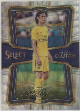 Edinson Cavani #IC-17 Soccer Cards 2017 Panini Select in the Clutch