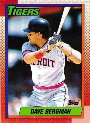 Dave Bergman #77 Baseball Cards 1990 Topps