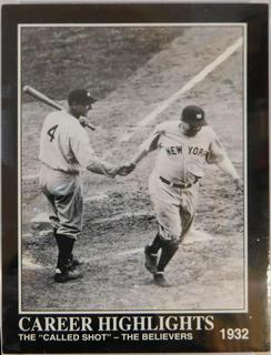 1932 the 'Called Shot' the...