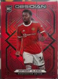 Anthony Elanga #63 2021 Panini Obsidian Soccer