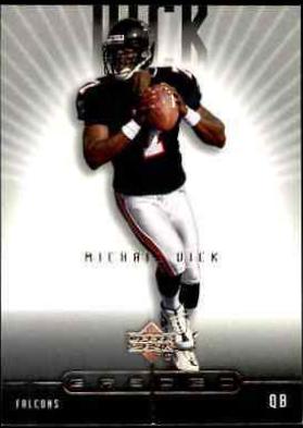 Michael Vick #5 Football Cards 2002 Upper Deck Graded