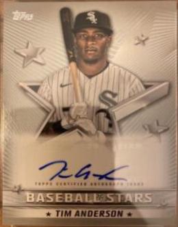 Tim Anderson #BSA-TAN 2022 Topps Baseball Stars Autographs