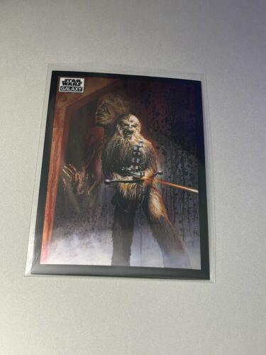 Chewbacca's Anguish #47 Star Wars 2022 Topps Galaxy Chrome