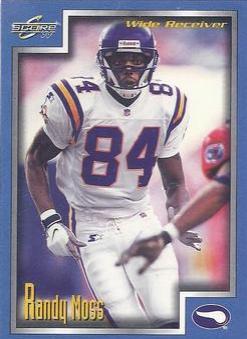 Randy Moss #1 Football Cards 1999 Panini Score