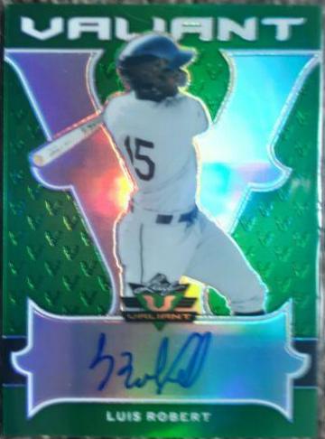 Luis Robert #BA-LR1 2018 Leaf Valiant Baseball