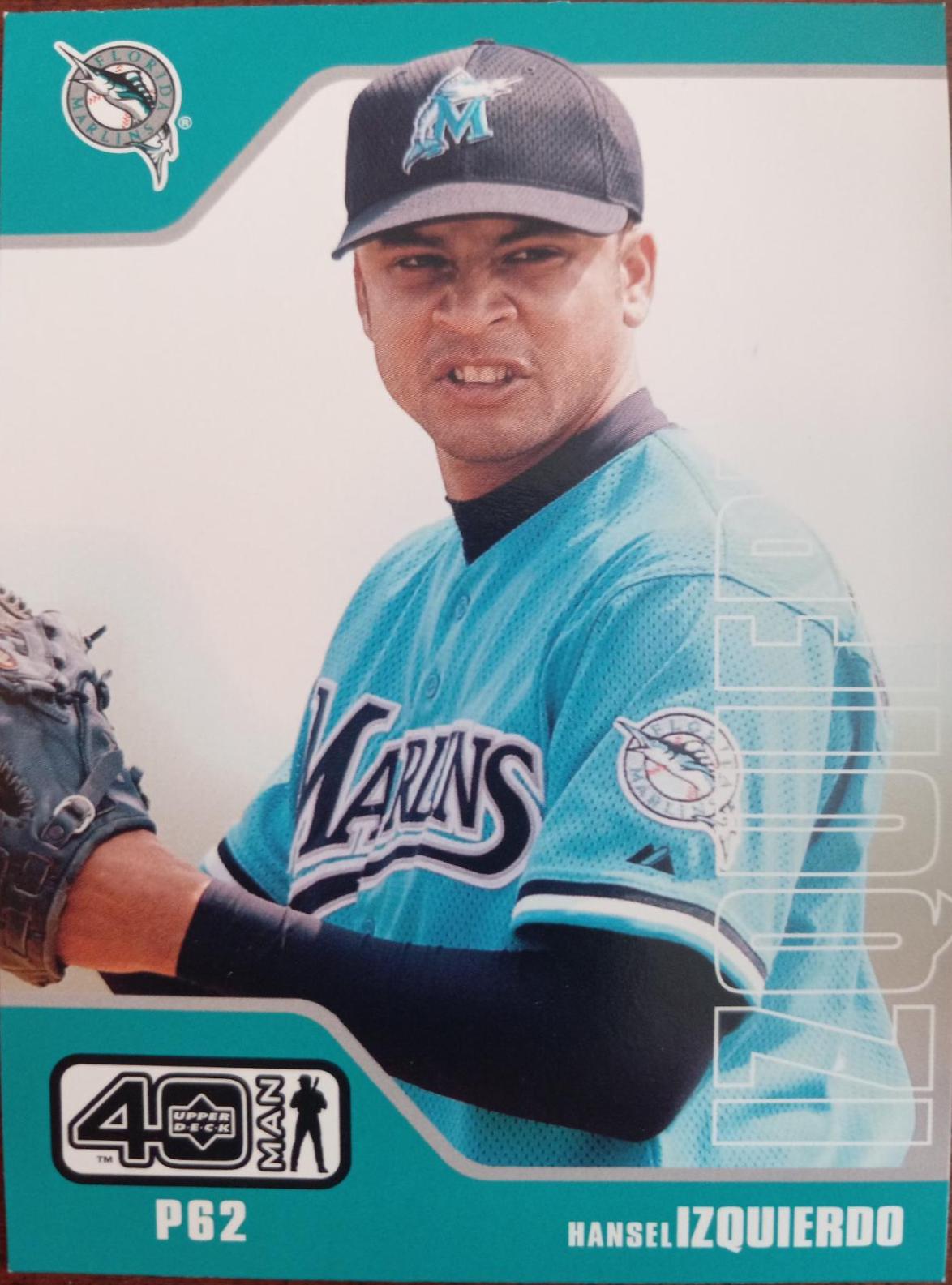 Hansel Izquierdo #804 Baseball Cards 2002 Upper Deck 40 Man