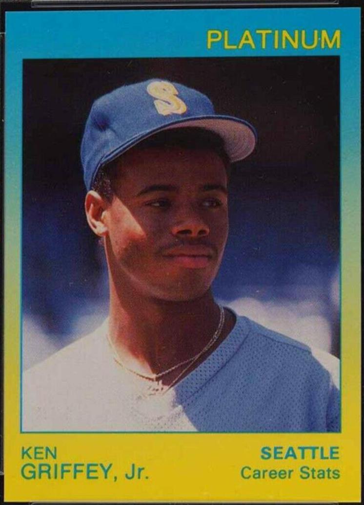 Ken Griffey Jr. #55 Baseball Cards 1991 Star Platinum Edition