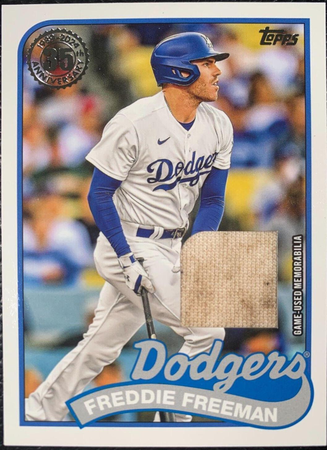 Freddie Freeman #89R2-FF 2024 Topps 1989 Relic Baseball