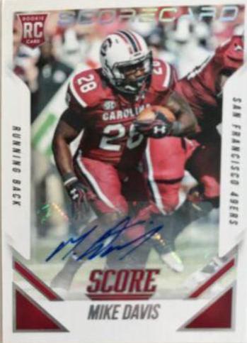 Mike Davis [Autograph Scorecard] #394